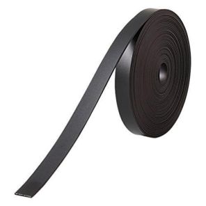 Nobo 1901053 Black Magnetic Self-Adhesive Tape 10mm x 10m 