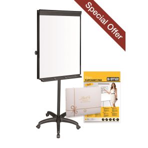 Bi-Office Vanguard Mobile Flipchart Easel