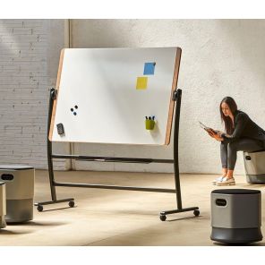 Natural Revolving Whiteboard 