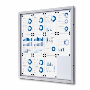 Indoor/Outdoor Lockable Whiteboards
